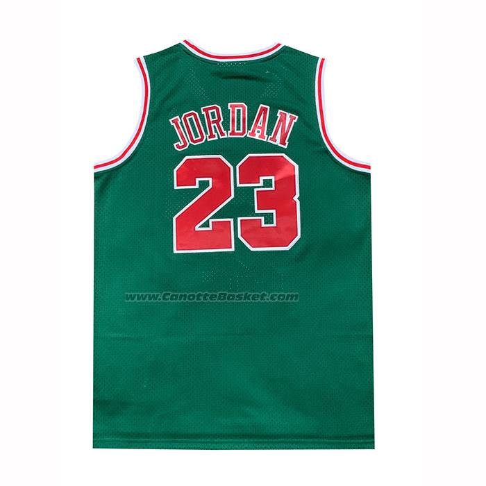 Maglia Chicago Bulls Michael Jordan No 23 Mitchell & Ness 1997-98 Verde